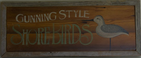 Shore Bird Sign